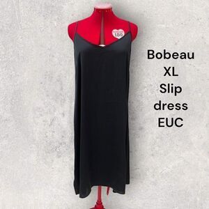 Bobeau XL tie back slip dress